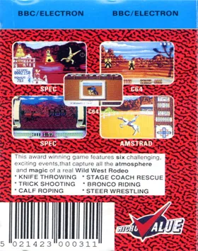 Rodeo Games (1989)(Tynesoft) box cover back